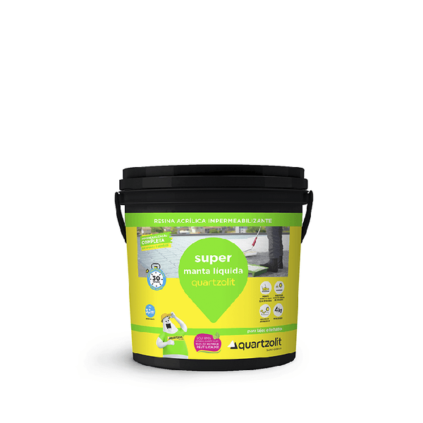 Impermeabilizante Quartzolit Super Manta Liquida Branca 4kg