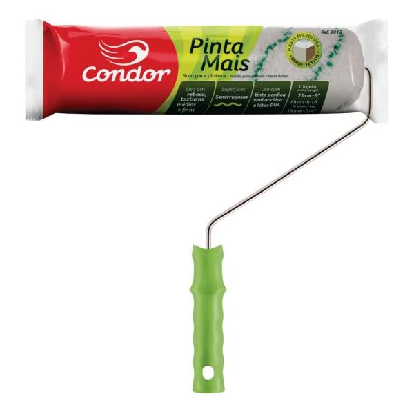 Rolo de lã Pinta Mais Microfibras Condor 2012