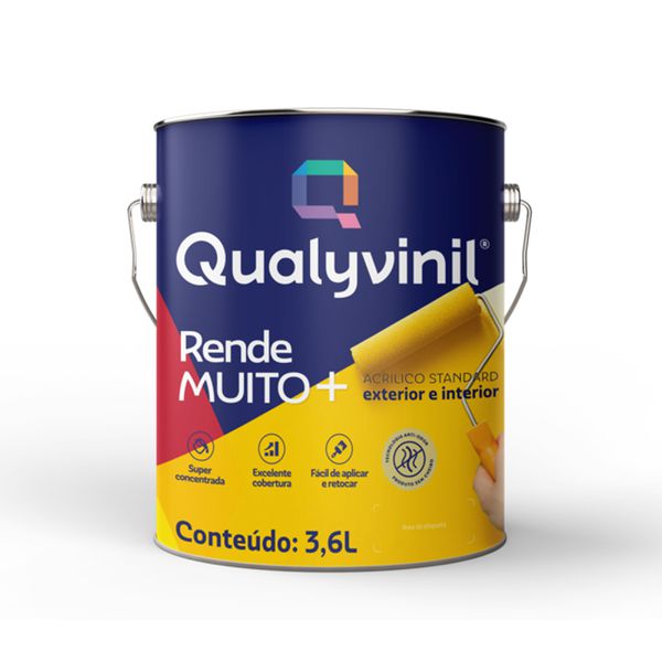 Rende Muito + Branco Fosco 3,6L - Qualyvinil