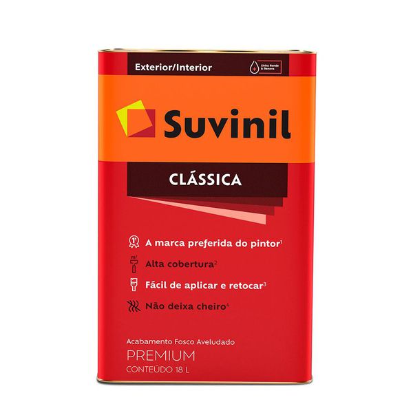 Tinta Latex Fosco Branco Neve 18 L Suvinil