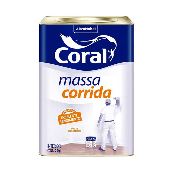 Massa corrida 25kg - Coral