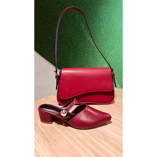 SCARPIN MULE MARSALA
