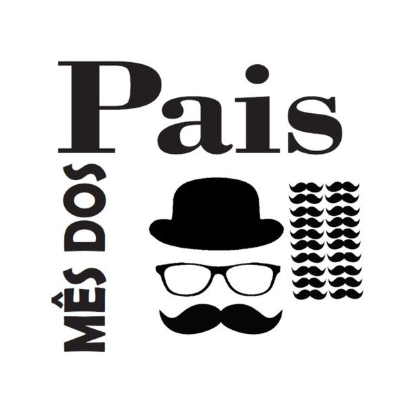Decoração Dia Dos Pais Adesivo Para Vitrine Fácil De Aplicar