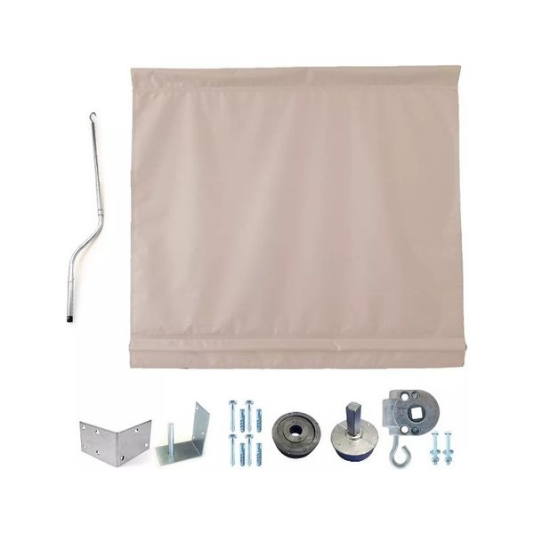 Toldo Cortina Retrátil 3,50 X 2,50 Fácil Instalação