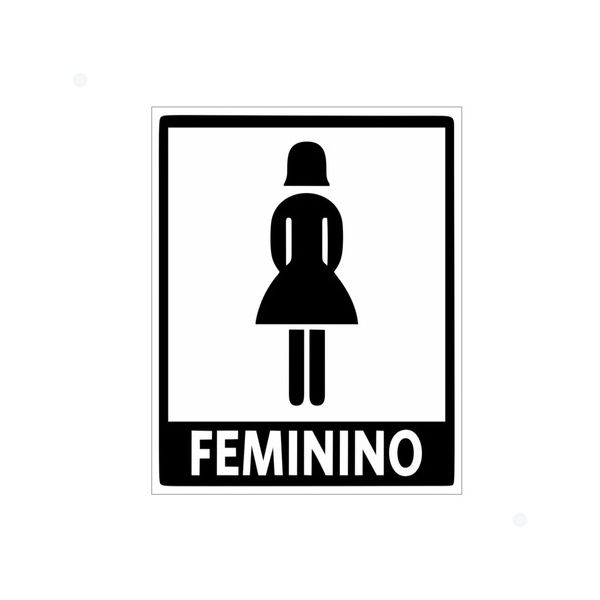 Placa Sinalização Banheiro