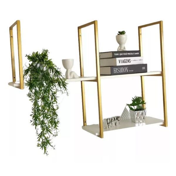 Suporte Industrial Flutuante Organização Elegante Moderno
