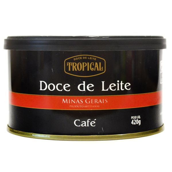 Doce de Leite Tropical com Café lata com 420 gramas