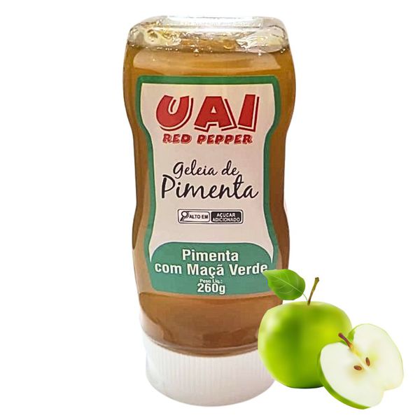 Geleia De Pimenta Uai Com Maçã Verde