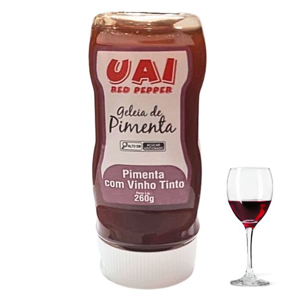 Geleia De Pimenta Uai Com Vinho Tinto