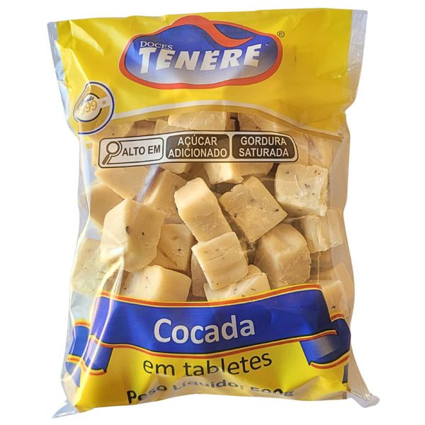 Cocada Pedaços 500 gramas Tenére
