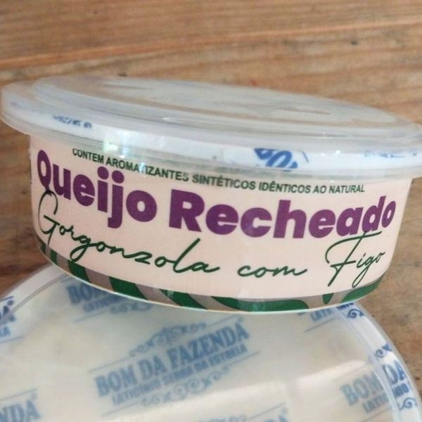 Queijo Trufado Bom Da Fazenda Metade - Gorgonzola com Figo