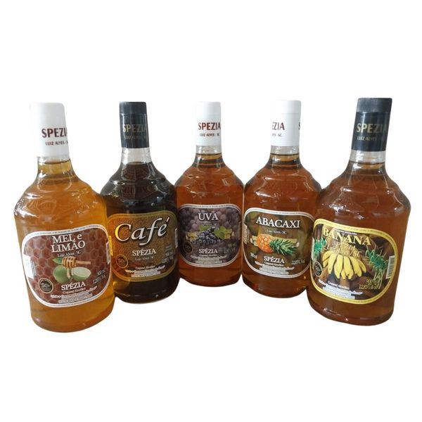 Cachaça Spézia 900 ml Abacaxi | QUEIJOS TOP DA SERRA