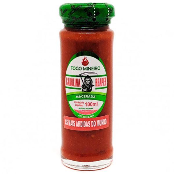 Pimenta Carolina Reaper Macerada 