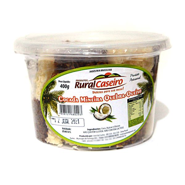 Cocada Mineira Quebra Queixo Pedaços Mista
