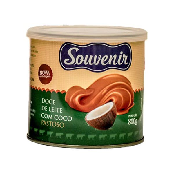 Doce De Leite Souvenir Com Coco 800 gramas
