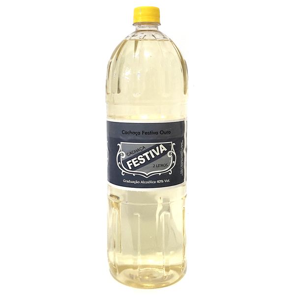 Cachaça Festiva Pet 2 Litros Ouro