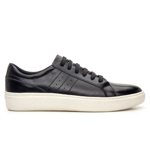 Sapatênis Casual Masculino com Cadarço Preto