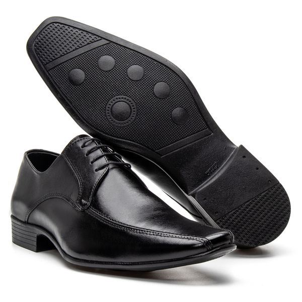 Sapato social discount bico largo