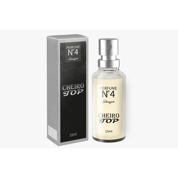 Perfume Selvagem nº 4 ( ref. Sauvage) Masculino Original Cheiro Top Fragrância Importada 15ml = CAZO
