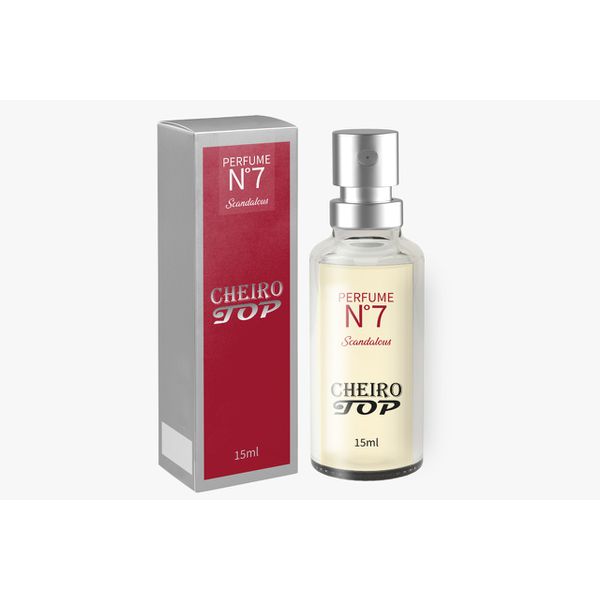 Perfume Scandalous nº 7 ( ref. Scandal) Feminino Original Cheiro Top Fragrância Importada 15ml = CAZO