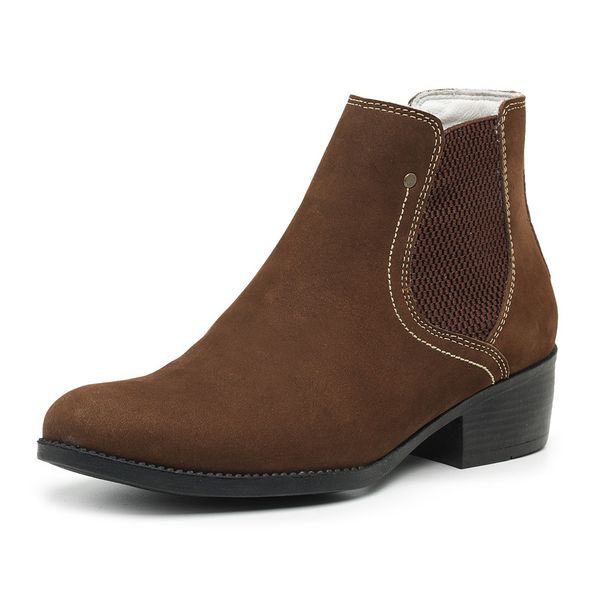 Bota Botina Country Feminina Top Franca Shoes Café