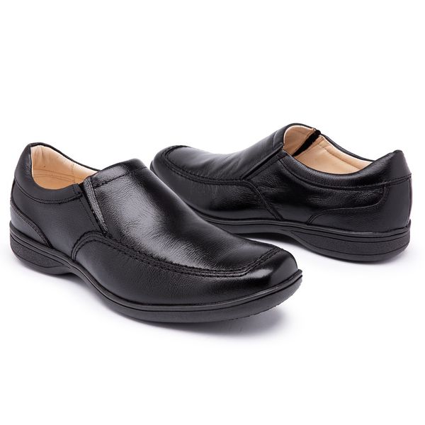 Sapato Social Conforto Anatomico Top Franca Shoes Preto Top