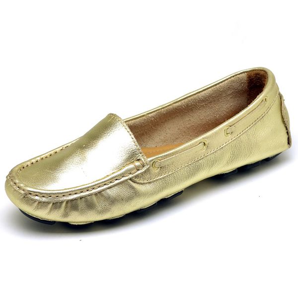 Mocassim Drive Sider Feminino Top Franca Shoes Ouro