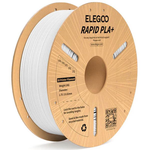 Filamento Rapid PLA+ ELEGOO 1.75mm 1kg Branco