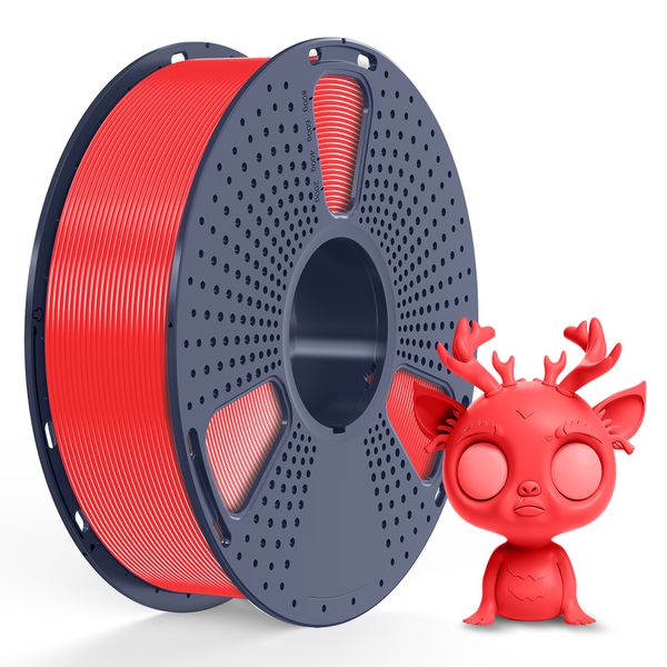 Filamento PLA+ Sunlu 1.75mm 1kg - Vermelho Cereja