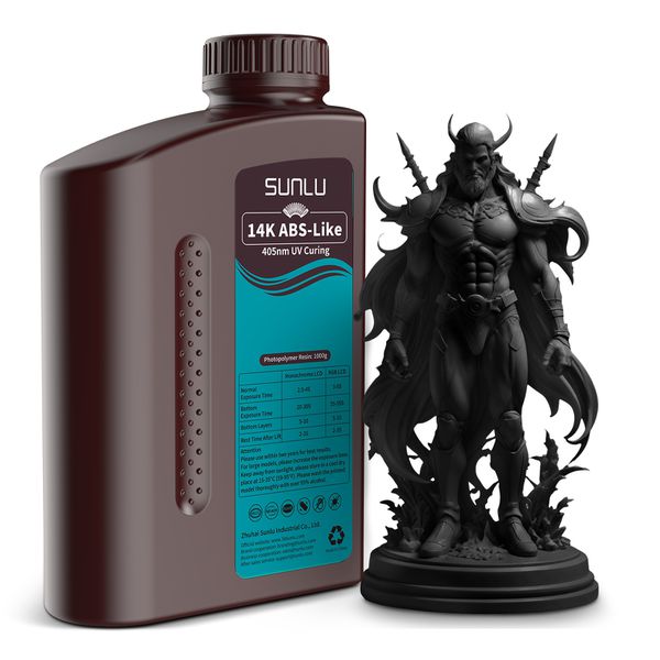 Resina UV ABS Like 14K SUNLU 1kg Preto