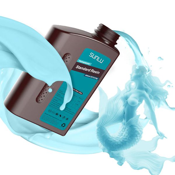  Resina UV Standard SUNLU 1kg Azul Celeste