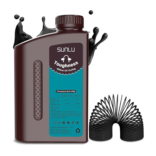  Resina UV Toughness SUNLU 1kg Black
