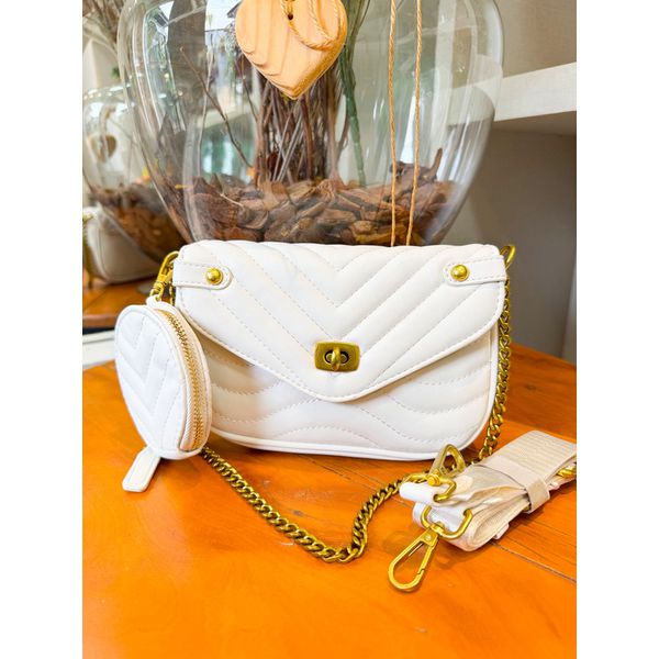 Bolsa Cris branca