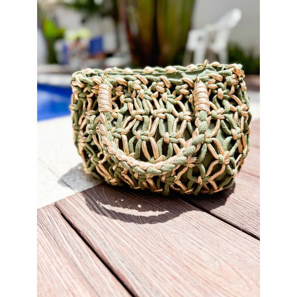 Bolsa praia Astúrias verde