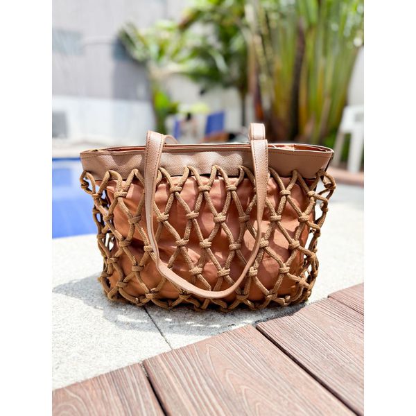 Bolsa praia Enseada marrom