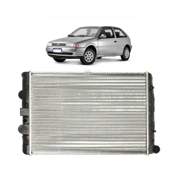 Radiador Gol, Parati e Saveiro G2, G3 e G4 1.0, 1.6 e 1.8 8V Sem Ar Motor AP 
