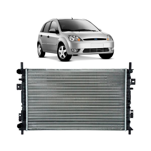 Radiador Fiesta 2003 Em Diante Ecosport Até 2010 1.0 e 1.6 Com ou Sem Ar Manual 
