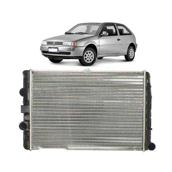 Radiador Gol e Parati G2, G3 e G4 1.0 8 e 16V Com Ar Motor MI 