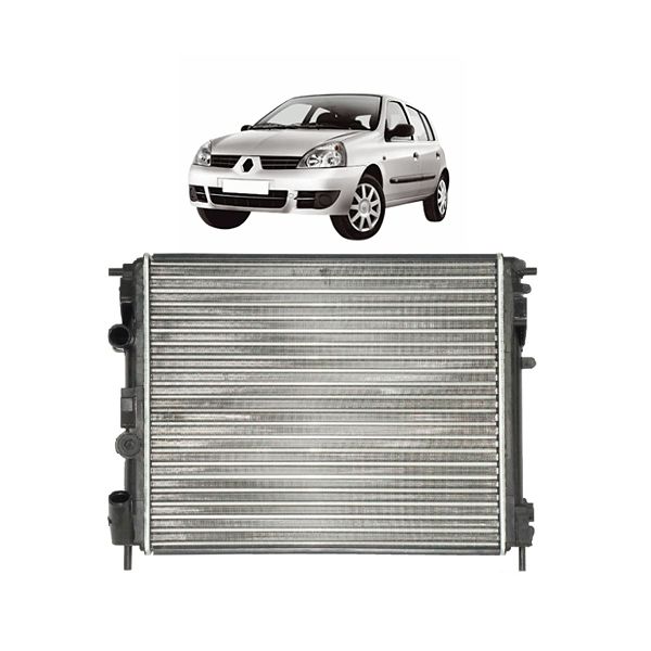 Radiador Clio 1999 Em Diante Logan e Sandero 2007 á 2013 1.0 e 1.6 Com e Sem Ar 