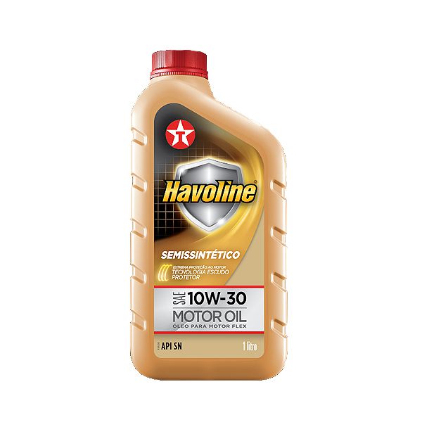 Óleo de Motor Havoline 10W 30 API SN Semissintético 1Lt.