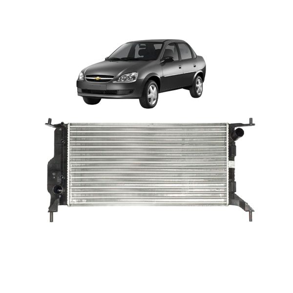 Radiador Classic 2011 Em Diante 1.0 8V Flex C/ ou S/ Ar 