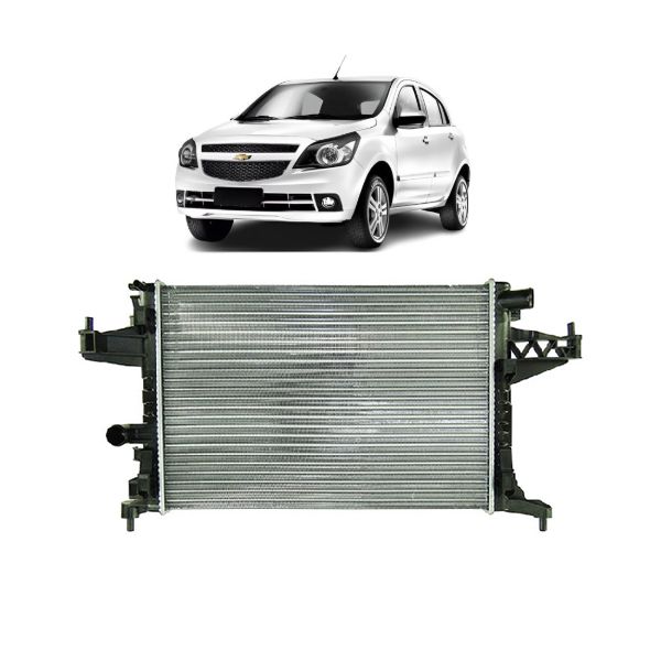 Radiador Agile e Montana 2009 Em Diante 1.4 e 1.8 Com e Sem Ar 
