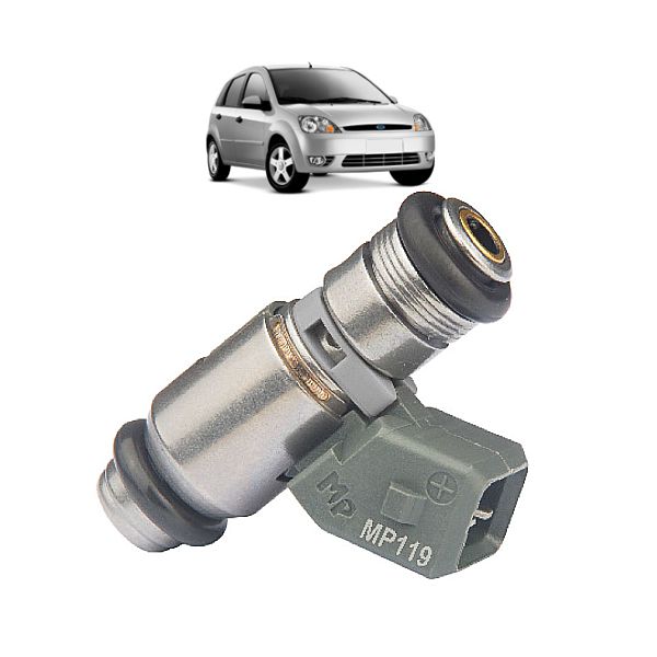 Bico Injetor Ford Ka e Fiesta 2004 a 2007 1.0 Flex/Gasolina Cinza Peça 