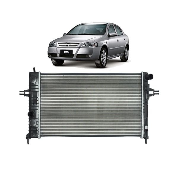 Radiador Astra e Zafira 2009 Em Diante 1.8 e 2.0 Vectra 2009 Em Diante 1.8 e 2.0 Com e Sem Ar Manual 