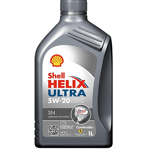 Óleo de Motor Shell Helix Ultra 5W 20 API SN Sintético 1Lt. 