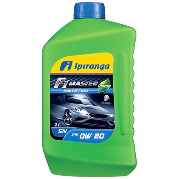 Óleo de Motor Ipiranga F1 Master 0W 20 API SN Sintético 1Lt. 