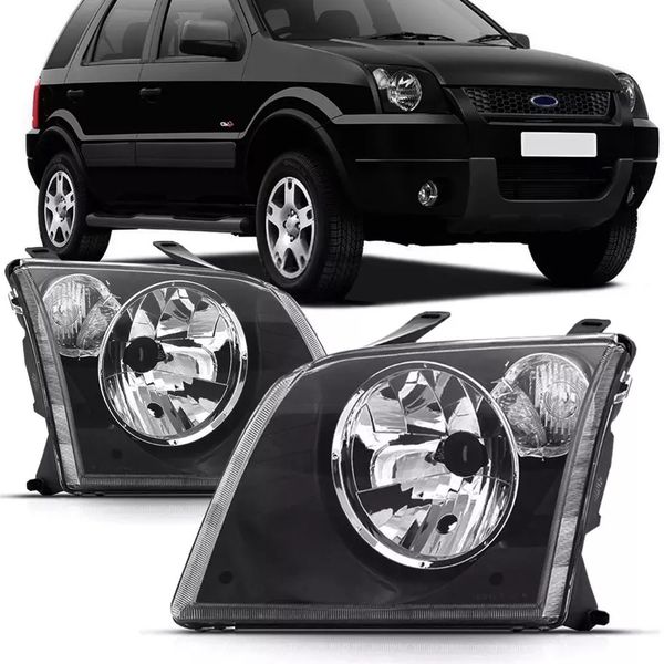 Farol Ecosport 2003 a 2007 Cristal 