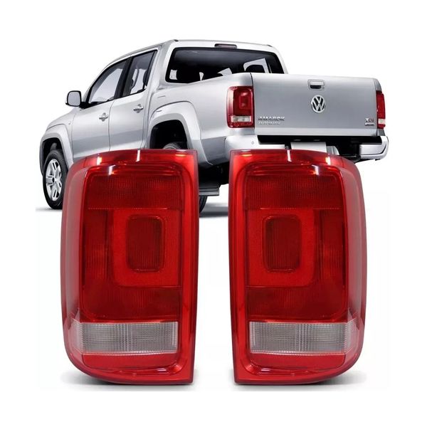 Lanterna Traseira Amarok 2011 a 2013 Bicolor Modelo Arteb 