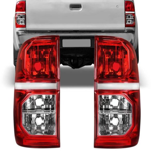 Lanterna Traseira Hilux pick-up 2012 a 2015 (Bicolor) 