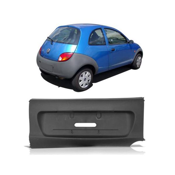 Parachoque Traseiro Ford Ka Até 2001 Azul Central